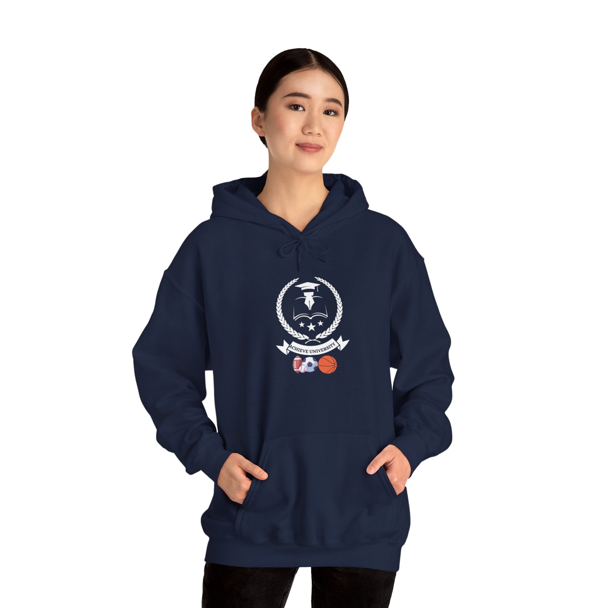 Achieve University - Unisex Heavy Blend™ Hooded Sweatshirt - Achieve University