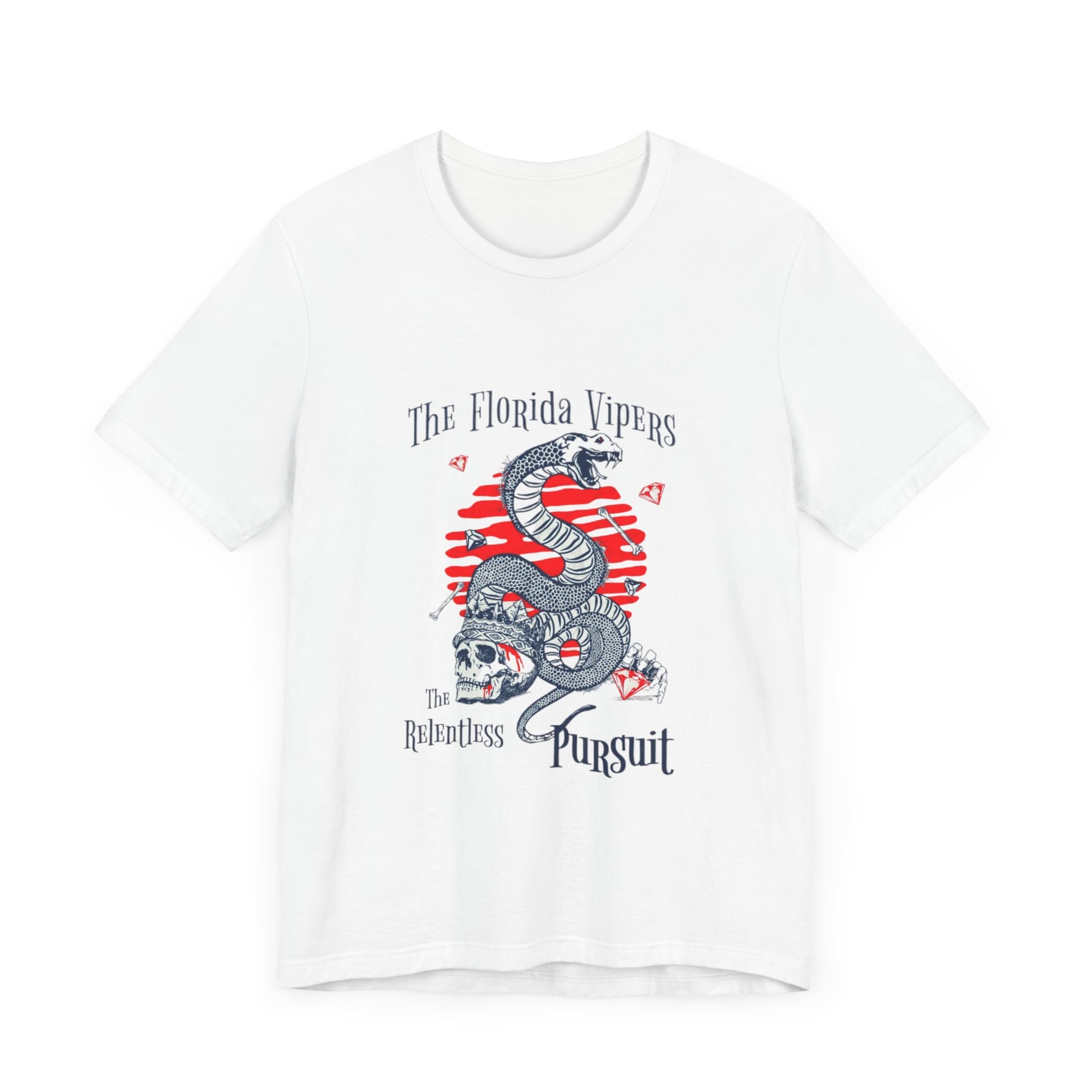 The Florida Vipers, The Relentless Pursuit - Unisex Jersey Short Sleeve Tee - Achieve University