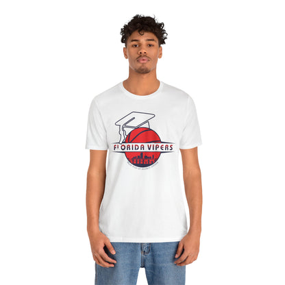 Florida Vipers, More than on student athlete - Unisex Jersey Short Sleeve Tee - Achieve University