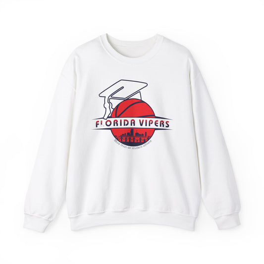 Florida Vipers, More than on student athlete - Unisex Heavy Blend™ Crewneck Sweatshirt - Achieve University