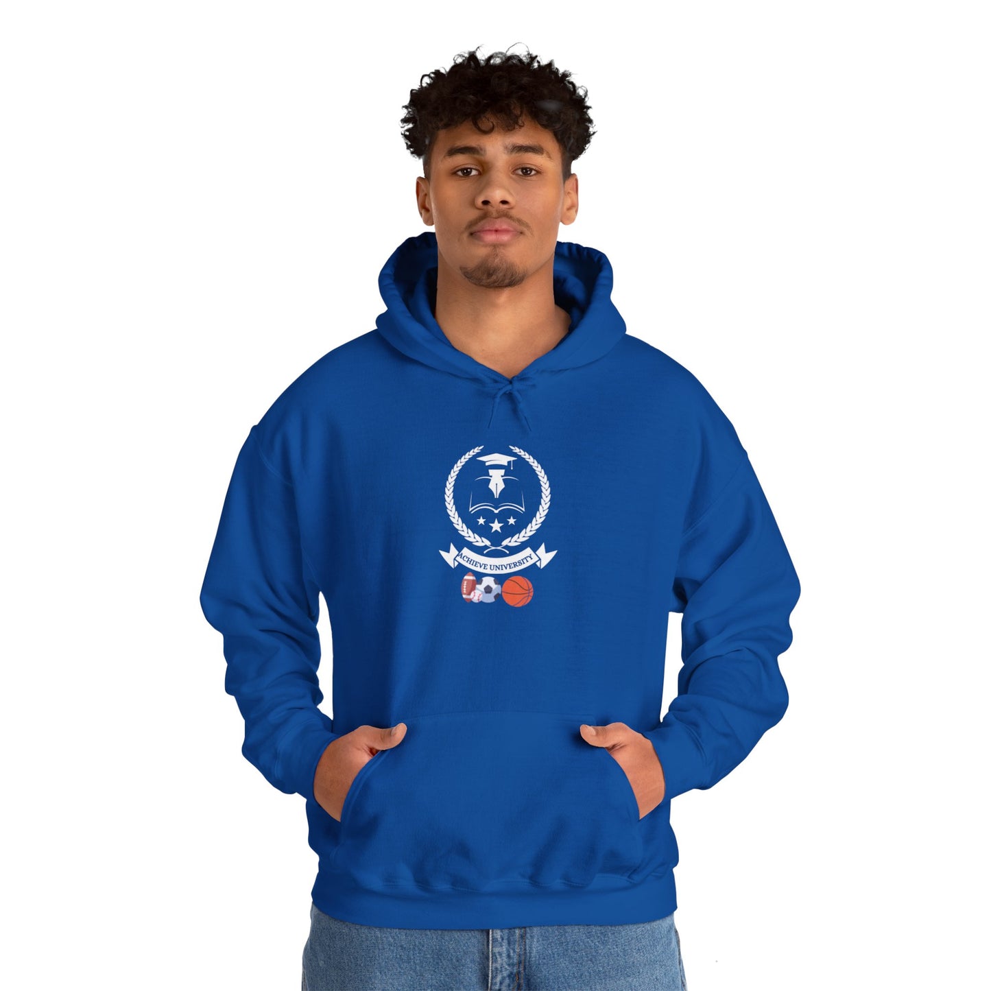 Achieve University - Unisex Heavy Blend™ Hooded Sweatshirt - Achieve University