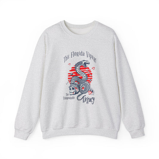 The Florida Vipers, The Unbreakable Legacy - Unisex Heavy Blend™ Crewneck Sweatshirt - Achieve University