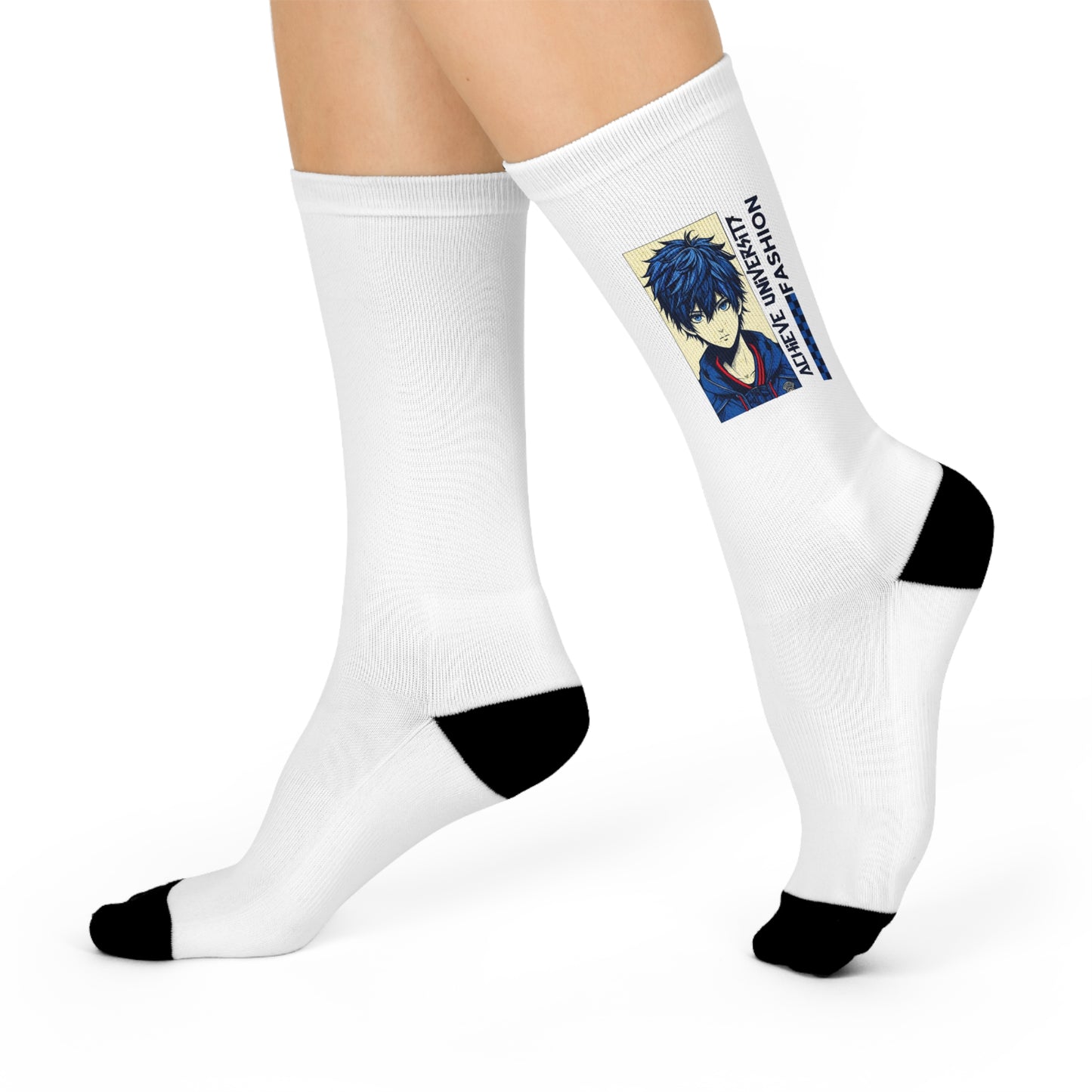 Achieve University Fashion - Cushioned Crew Socks