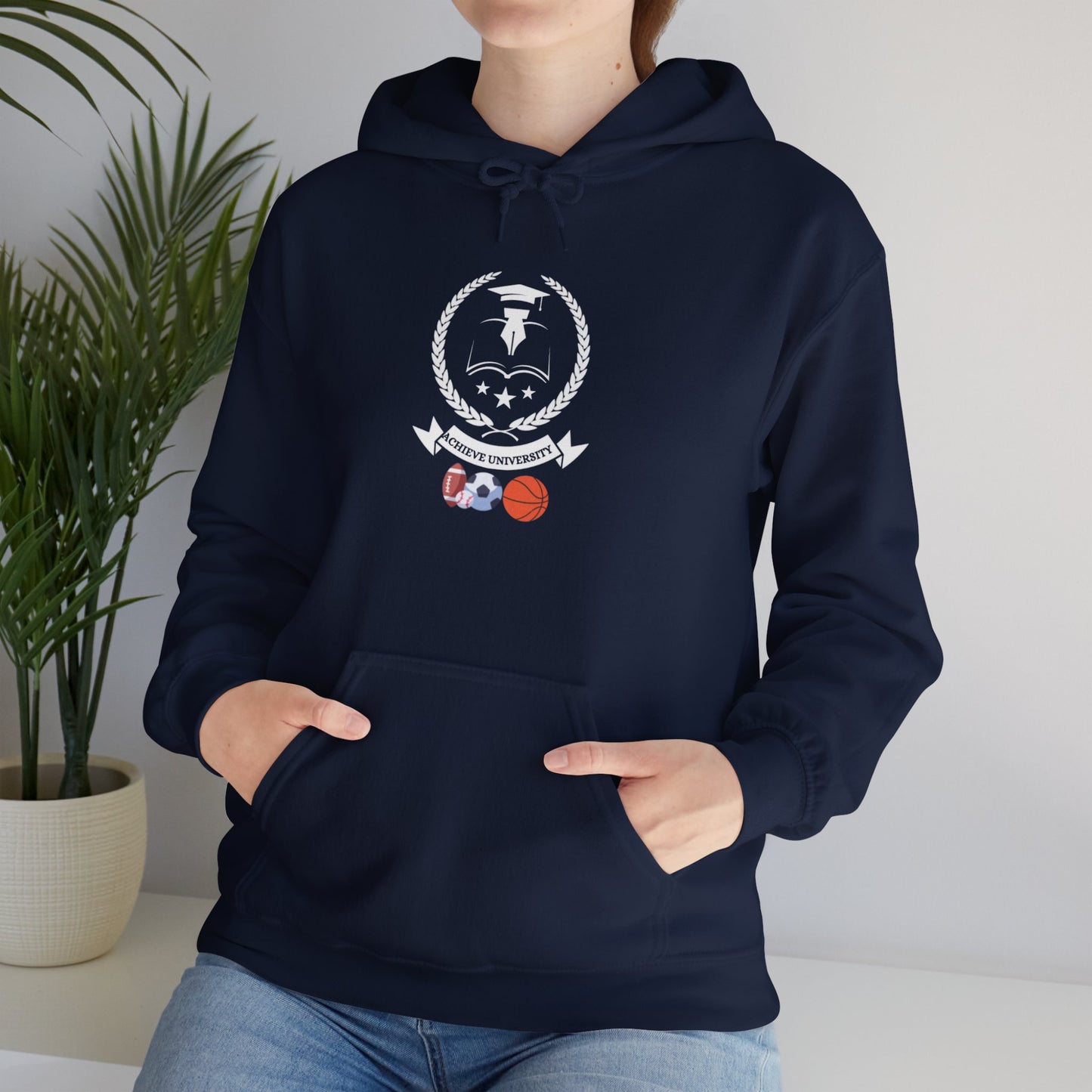 Achieve University - Unisex Heavy Blend™ Hooded Sweatshirt - Achieve University