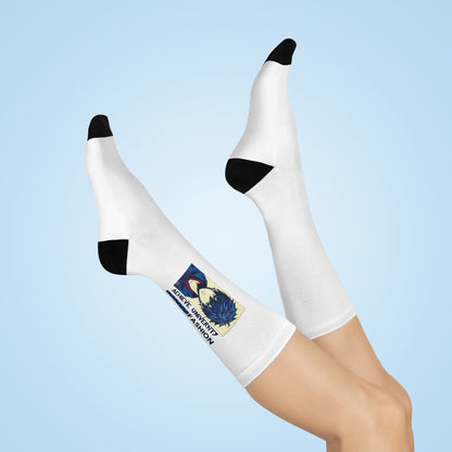 Achieve University Fashion - Cushioned Crew Socks